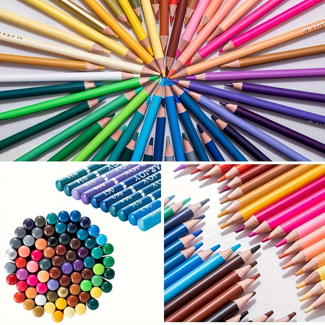 72 Color Pencils for Adult Coloring Book, Premium Artist Pencil Set, Handmade Canvas Wrap, Extra Accessories Included, Oil-based Color Pencils
